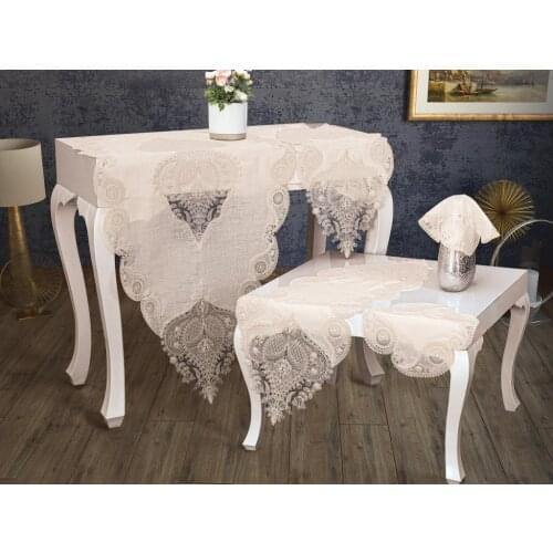 Dowryworld Linen Tablecloths On The Table