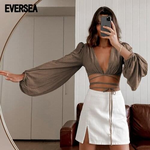 Блузки с рукавом Eversea China At AliExpress