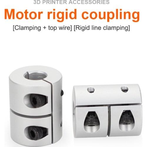 3D Printer parts T8 lead screw rigid shaft coupler clamp stepper servo motor coupling D20 L25 8x25mm For Creality Cr10 Ender-3