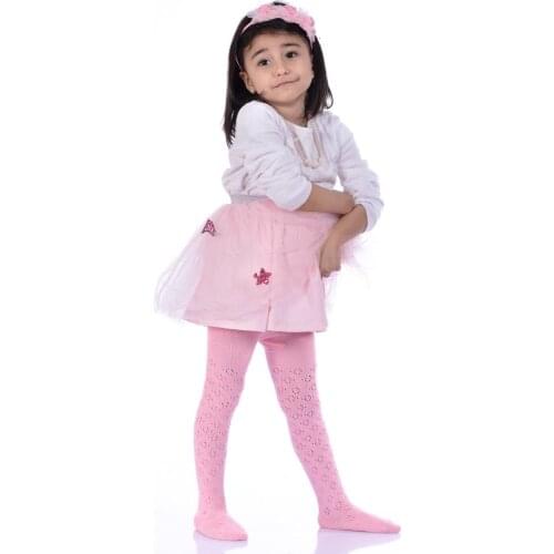 Idilfashion Meshed Flat Female Child Pantyhose Socks Ç-ART041 (3'LÜ PACKAGE)