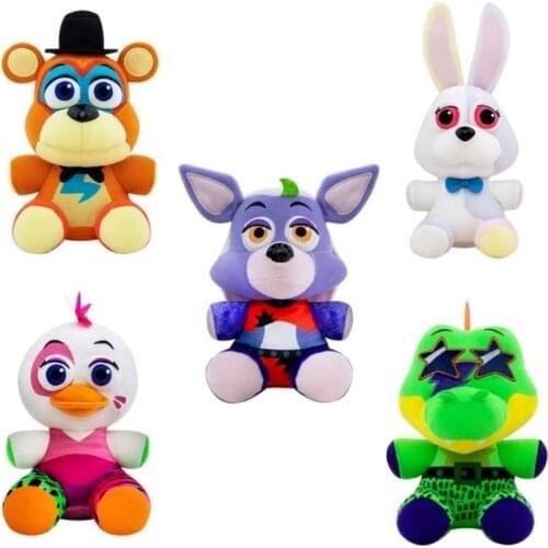 Game FNAF Five Nights Midnight Toy Bear Anime Stuffed Plush Toy Dolls Cute Animal Toys for Children Cartoon Birthday Kids Gift