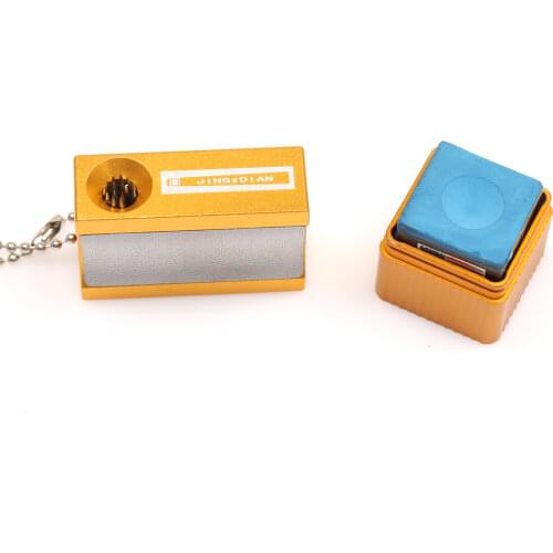 Billiard Cue Tip Polishing Machine 4-in-1 Multi-function Repair Tool Snooker Tip Shaper Metal Chalk Holder Supplies Accessories