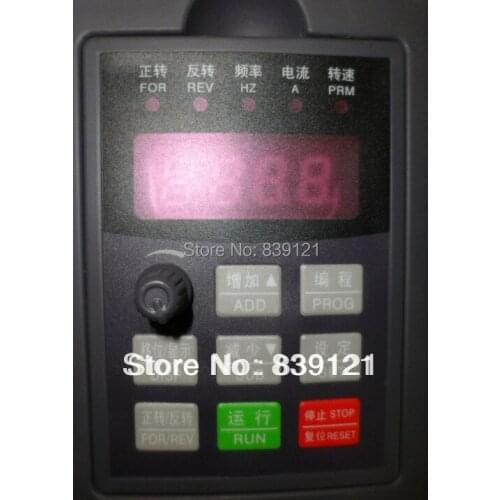 4kw inverter 220v single phase input Three-phase 380V output inverter for spindle no need change motor connect lines