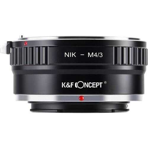 K&F CONCEPT Lens Mount Adapter Ring for Nikon AI Lens (to) fit for Olympus Panasonic Micro 4/3 M4/3 Mount Camera Body