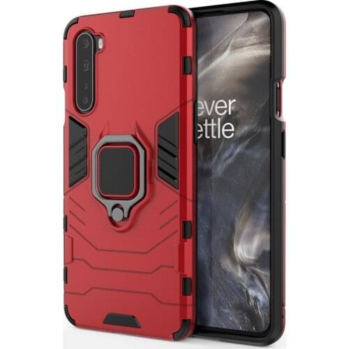 Bracket Ring Holder Case for One Plus Nord case oneplus nord Stand Hard Hybrid Cover For OnePlus 8 Pro 8 1 + 7T Pro 7 6T