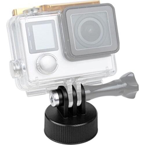 Diving Surfing Plastic Bottle Mount Adapter For Gopro Sjcam Cap adapter Water float Bottle Cap Connector for Xiaomi Yi 2 4K