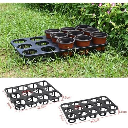 12/15holes Phalaenopsis Shape Plant Stand Basin Bracket Nursery Pots Planting Growing Tray Germination Holder Garden Decor