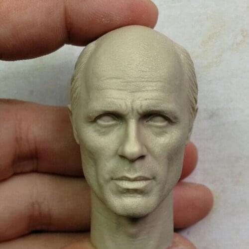 Blank Hot 1/6 Scale Head Sculpt Ed Harris Major Konig Unpainted Fit 12" Figure