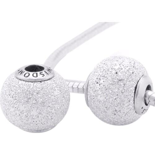 Wisdom Round Charm Fit Pandora Essence Bracelet Necklace S925 Silver Beads For Jewelry Making for Women Gift EST106