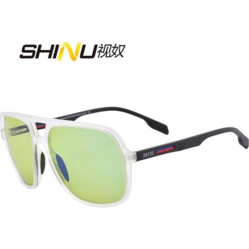 SHINU Fashion polarized Sunglasses Men Driving Sun Glasses For Men Brand Design High Quality Mirror Eyewear Male SH2002