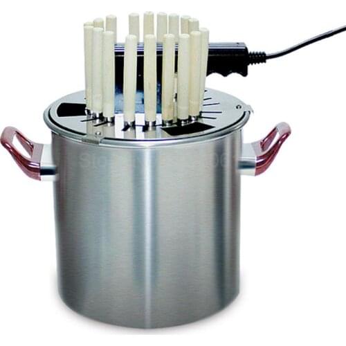 Thicken upgraded version of stainless steel home smokeless barbecue family barbecue machine barbecue cup electric roast kebab