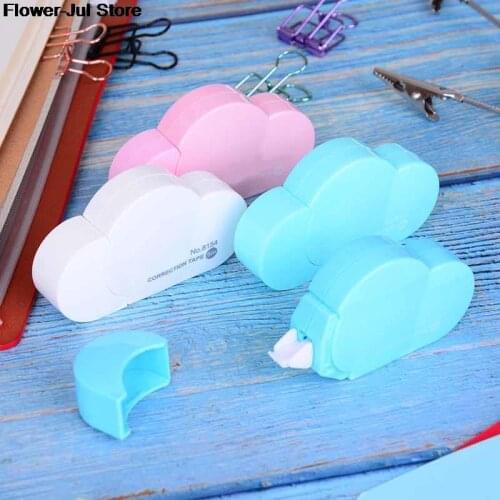 1 Pcs Mini Clouds Correction Tape 5M Length Students Error Corrector Tape Altered Tools School Office Supplies