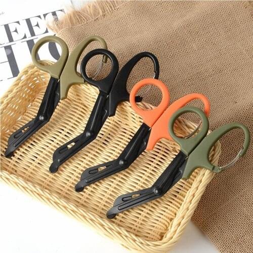 1PCS Multi Tool Tactical Emergency Survival Rescue Teeth Fine Scissors Camping Hiking Outdoor Tools