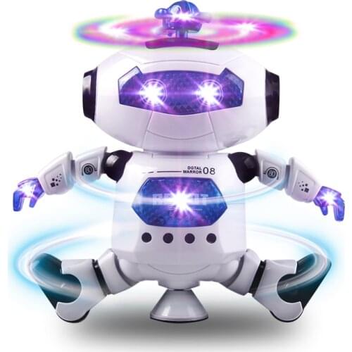21CM Rotating Smart Space Dance Robot Electronic Walking Toys With Music Light Astronaut Toy For Kid Christmas Birthday boy Gift