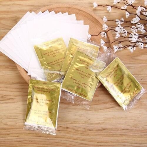 50pcs/lot Gold Premium Kinoki Detox Foot Pads Organic Herbal Cleansing Patches Feet Care Accessory(50pcs Patches+50pcs Adhesives