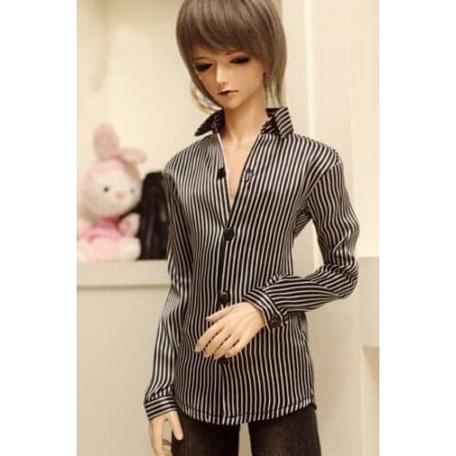 [wamami] 529# Stripe Satin Shirt/Outfit 1/4 MSD DOD BJD Dollfie