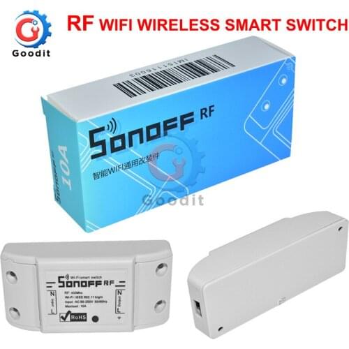 433mhz RF Wifi Wireless Smart Home Switch with RF Receiver Remote Control Smart Timing Wireless Control