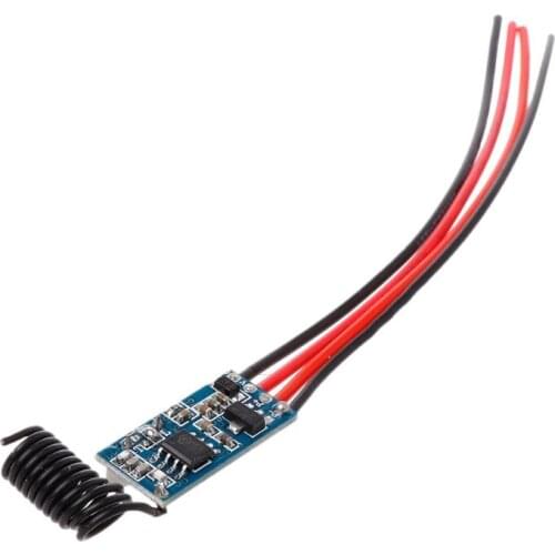 Relay Wireless Switch Remote Control DC3V 3.7V 5V 6V 7V 9V 12V Mini Power LED Lamp Controller Micro Receiver Transmitter System