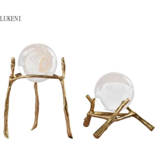 European Light Luxury Crystal Ball Ornaments American Creative Decorations Living Room Wine Cabinet Study Home Furnishings