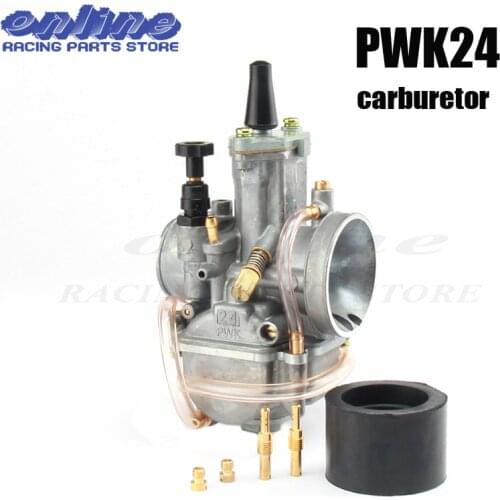 24mm PWK24 Carburetor For OKO Keihi Koso Scooter JOG DIO KR150 RTL250 CR80 CR85R CR125 NSR50 NSR80 DT100 125 175