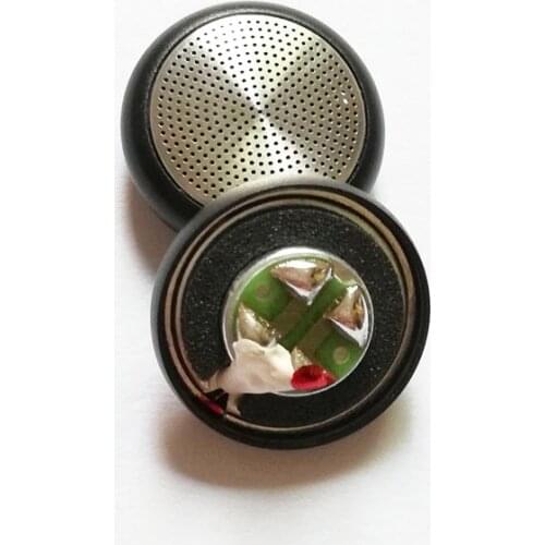 1 pair MX500 unit with steel mesh 15.4MM subwoofer 64 ohm composite titanium flat headset speaker unit DIY earphone