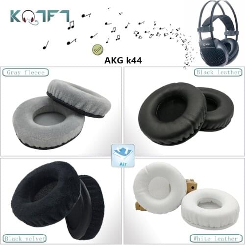 KQTFT flannel 1 Pair of Replacement Ear Pads for AKG k44 Headset EarPads Earmuff Cover Cushion Cups