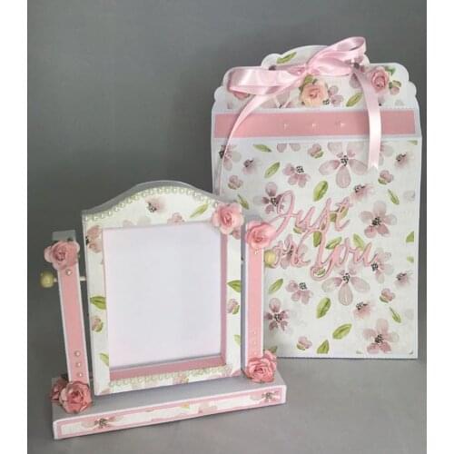 KSCRAFT Standing Picture Frame Keepsake Gift Metal Cutting Dies Stencils for DIY Scrapbooking Decorative Embossing Paper Cards