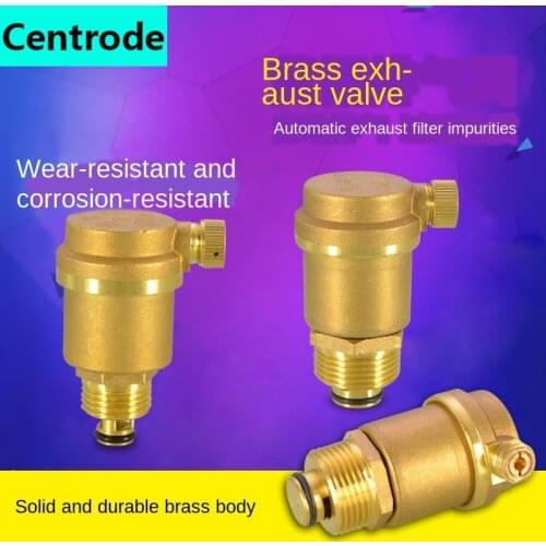 Brass automatic exhaust valve 1/2inch 3/4inch 1 inch heating and air conditioning tap water pipe vent valve DN15DN20DN25