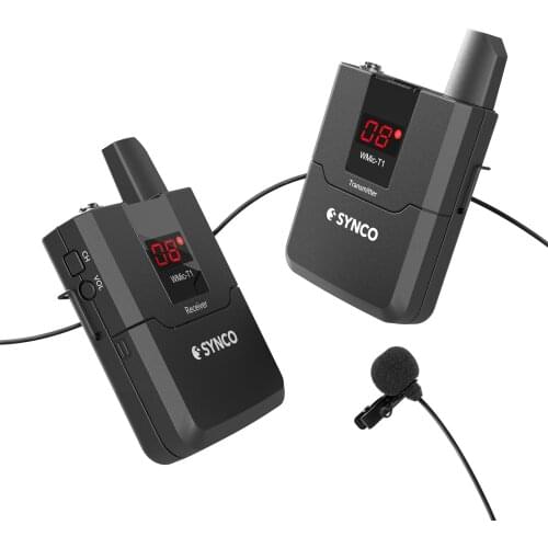 SYNCO WMic-T1 Microphone Recording Studio Microphn Wireless Mic Microphone for Phone Mikrofon Video Shooting Camera Microphones