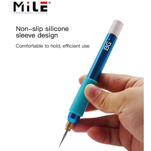 MILE Portable IC Chip Grinding Pen Mobile Phone CPU NAND Flash Grinding Remove Tool for Phone Motherboard Repair