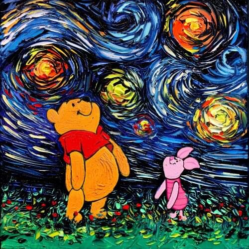 Disney 5D DIY Full Square/round 5D Diamond Painting Winnie The Pooh Diamond Embroidery Cross Stitch Kits Mosaic Home Decor