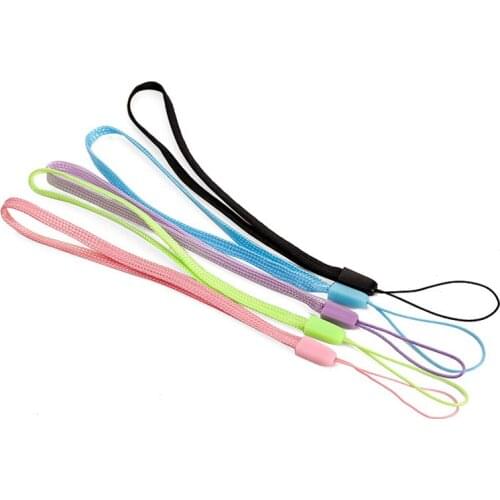 Nylon Hand Wrist Lanyard Strap String for iPhone 7 8 X Samsung Phone USB Flash Drives Keys Keychains ID Name Tag Badge Holders