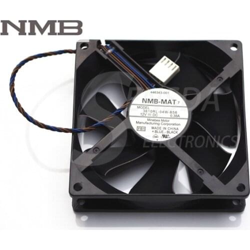 Original For NMB 3610RL-04W-B56 12V 0.38A 9025 90x90x25mm 9cm server inverter pwm tempreture control cooling fans