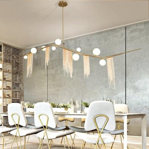 Modern led stone pendant light chandelier luminaria pendente kitchen fixtures pendant lamp kitchen dining bar bedroom