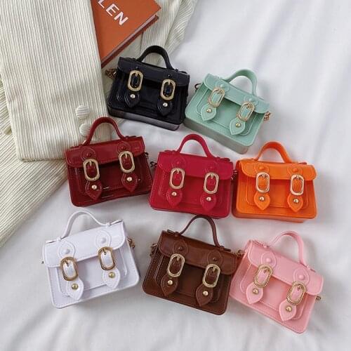 Jelly Handbags Womens Shoulder Bag PVC Mini Crossbody Bags for Women 2021 Small Cluth Purse Clear Transparent Messenger Bag