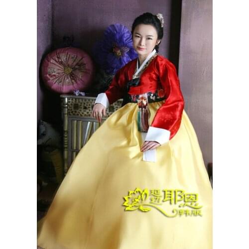 Women Hanbok Dress Custom Made Korean Traditional Hanbok High Waist Hanbok
