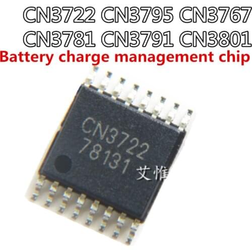 10pcs CN3722 CN3795 CN3767 CN3781 CN3791 CN3801 Battery charge management chip TSSOP
