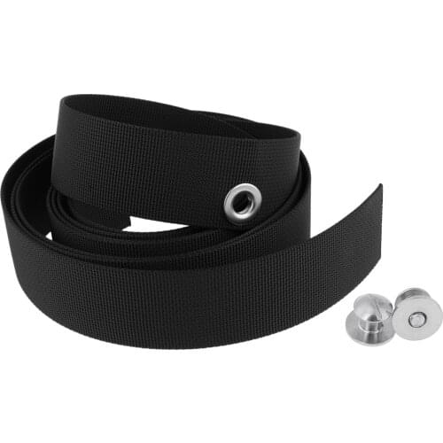 2Pcs Tech Scuba Diving BCD Backplate 316 Stainless Steel Book Screws + Strap