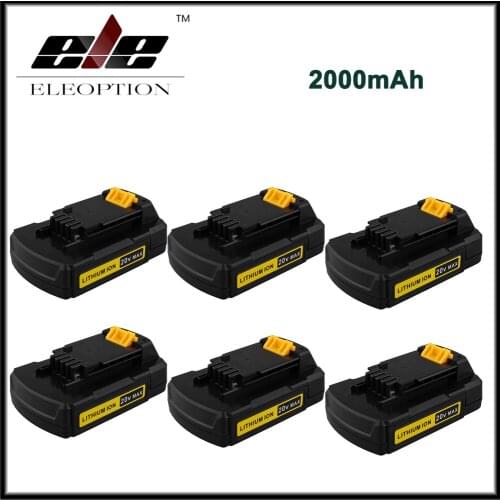 6x High Quality 20V Max 2000mAh Replacement Battery for Stanley Power Tools FMC680L Li-ion