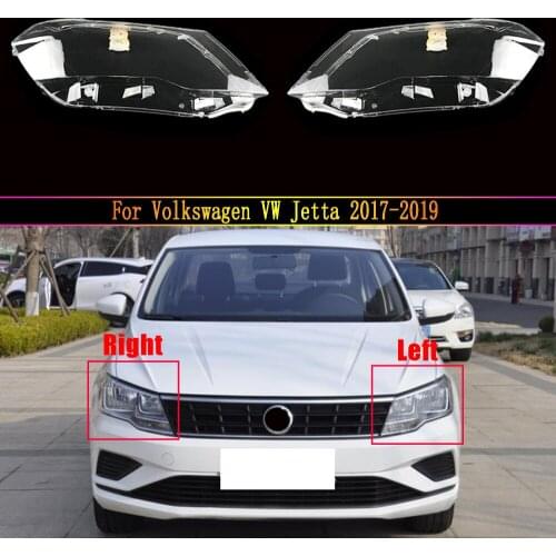 Car Headlamp Lens For Volkswagen VW Jetta 2017 2018 2019 Car Replacement Auto Shell Cover