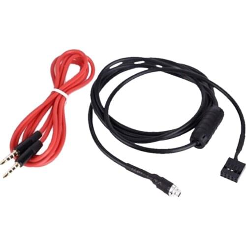 For BMW E46 98-06 AUX Input Mode Cable /3.5mm Female Dash Mountable Socket