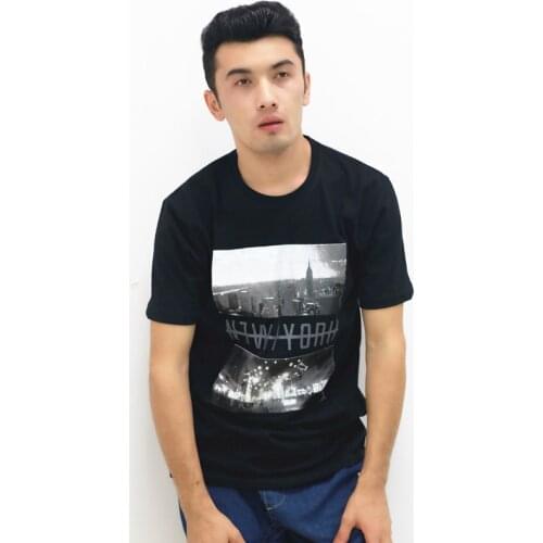 2018 summer men t-shirt US size new design printing tee shirt casual clothing for man pure cotton water wash cotton t-shirt