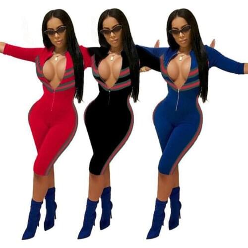 2021 Summer New Style Womens Fashion Sexy Print Breastless Multicolor Jumpsuit Jumpsuit