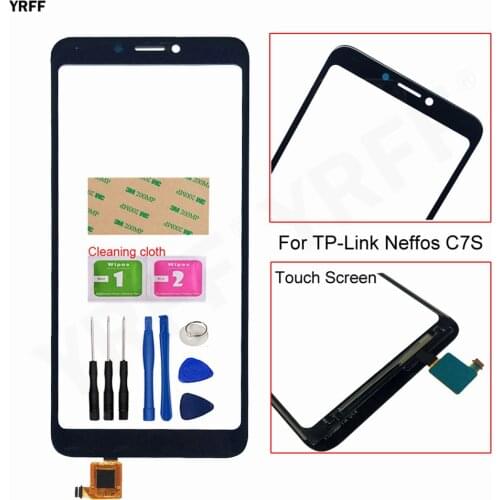 New TouchScreen For TP-Link Neffos C7S Touch Screen Digitizer Glass Panel Sensor Assembly Free Shipping