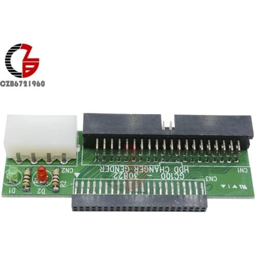 PATA/IDE To Serial SATA ATA Card Adapter Converter for HDD DVD 40Pin 2.5 to 3.5"