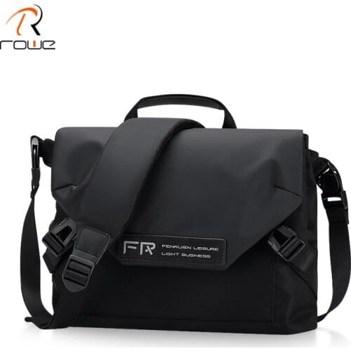 Rowe Men Shoulder Bags Casual Business Crossbody Bag Waterproof School Shoulder Bag for Male Travel Messenger Bag 2020 New