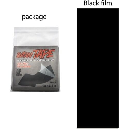 Camping Equipment Waterproof Transparent/Black Self Adhesive TPU Puncture Repair Patch Sticker For Tent Air Bed Inflatable