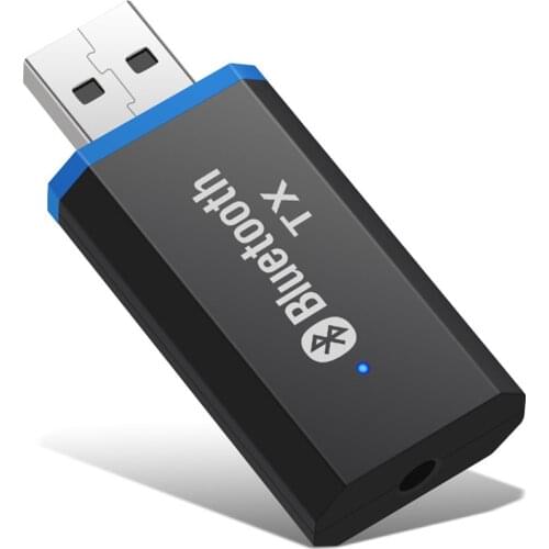 USB Bluetooth 5.0 Transmitter Adapter 3.5mm AUX Stereo Jack Bluetooth Adapter 10 M Wireless Adapter For Headphone Speaker