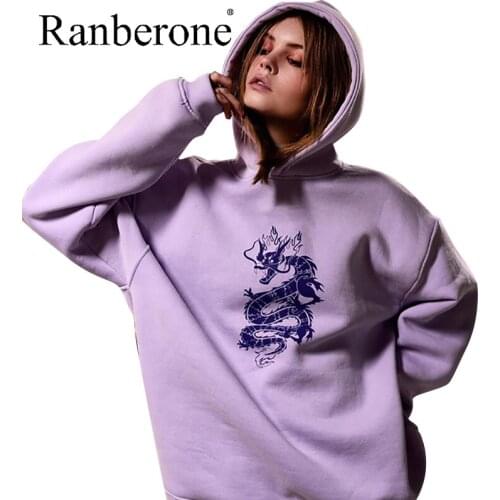 Oversized Hoodies Women Solid Color Long Sleeve Sweatshirts Ladies Pullovers Warm Hooded Jacket 2020 Tracksuit Wives