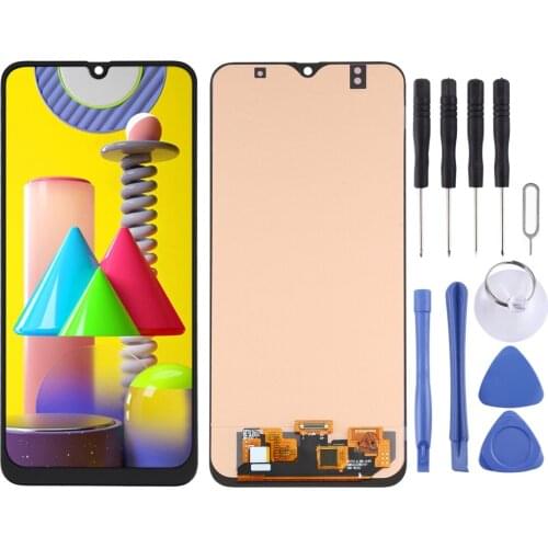 IPartsBuy for Samsung Galaxy M31 SM-M315 OLED Material LCD Screen and Digitizer Full Assembly